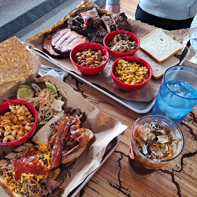 Meat Sweats Pulled Pork Ribs and Brisket