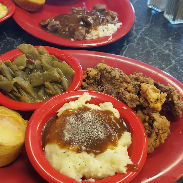 Beef Tips and Rice Chicken Livers and Vegetables
