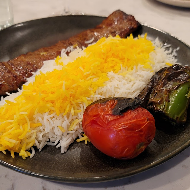 Koobideh Kebab with Saffron Rice