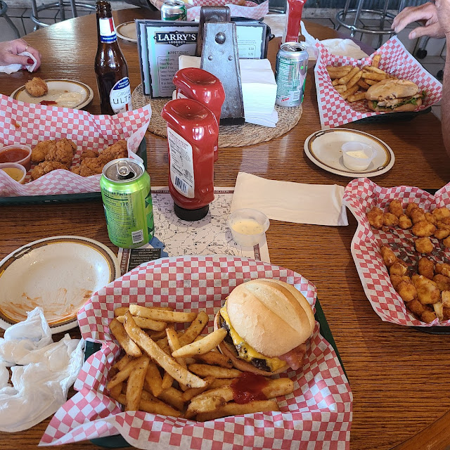 Bacon Cheese Burger and Cheese Curds