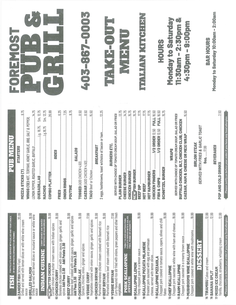 Menu Photo 0