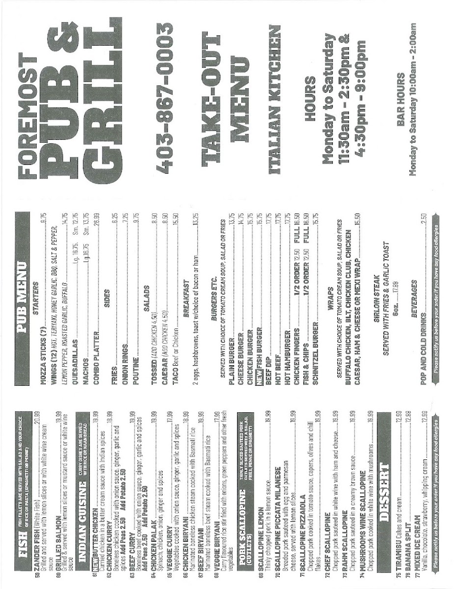 Menu Photo 1