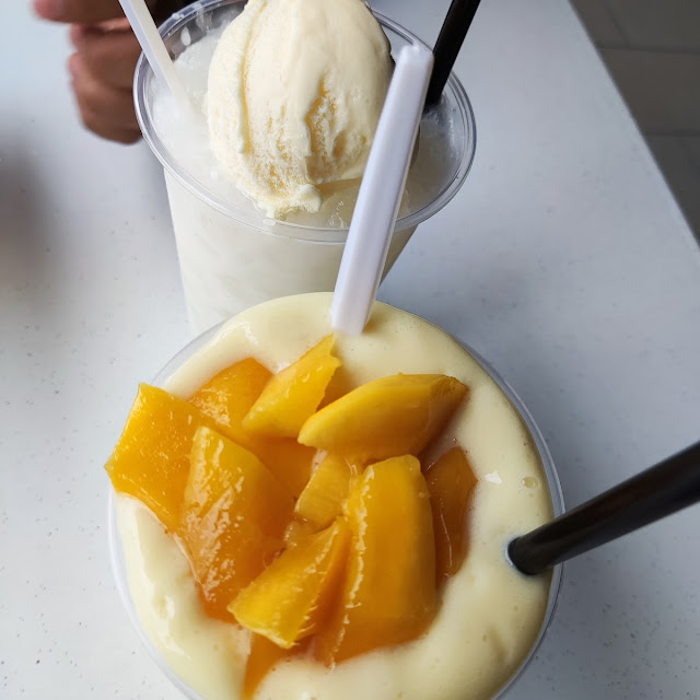 Coconut Shake and Mangga Susu