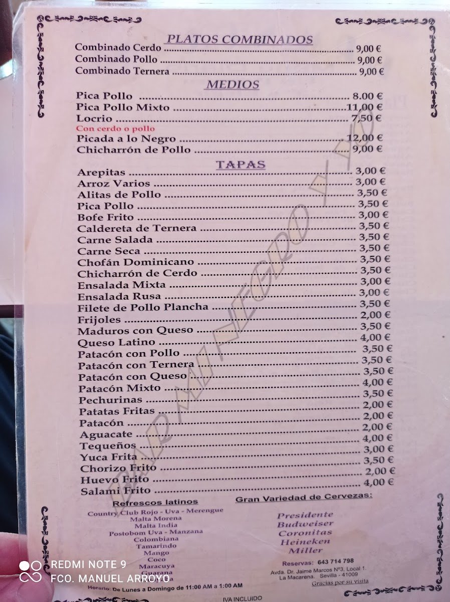 Menu Photo 0