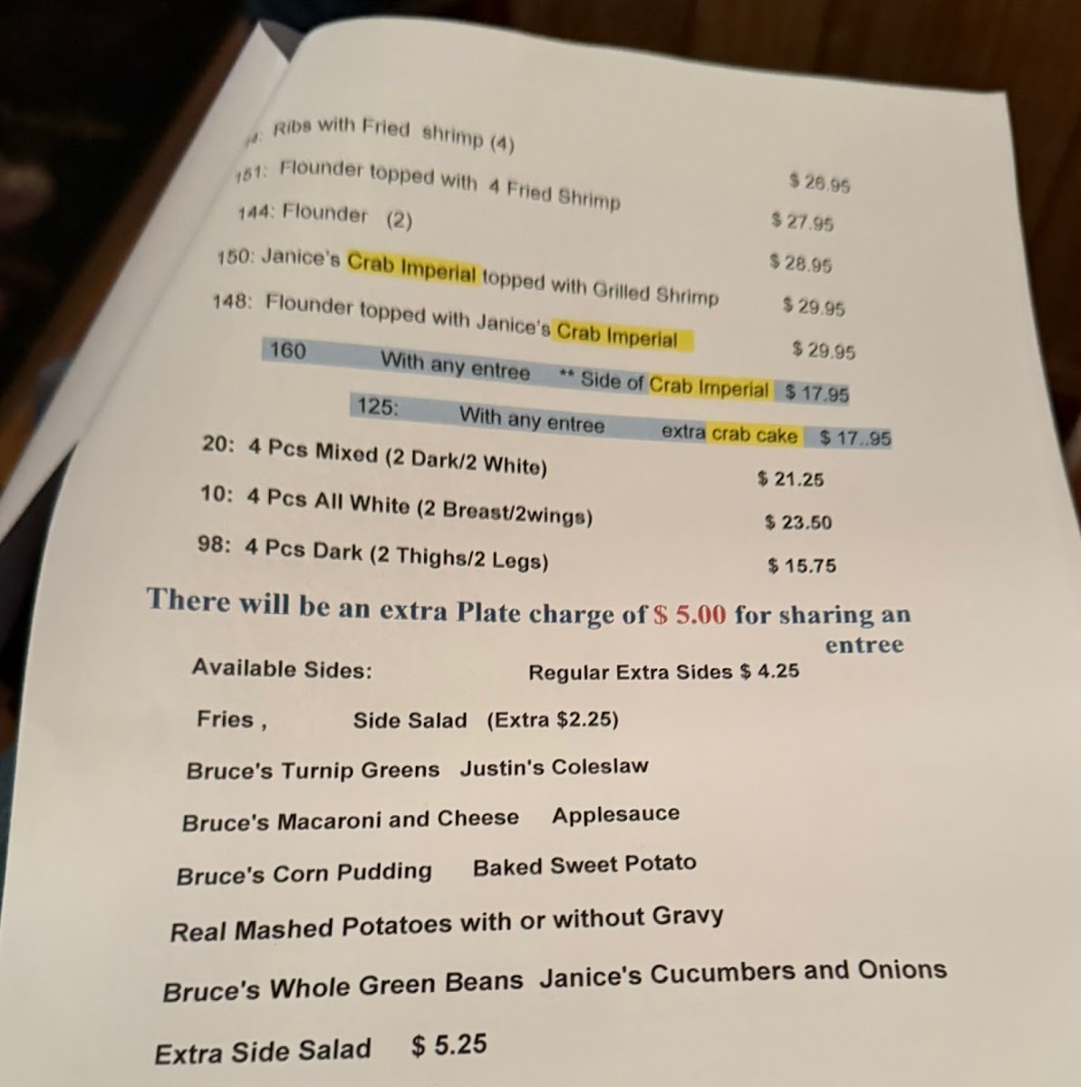 Menu Photo 0