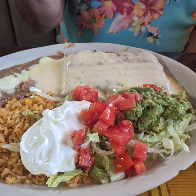 Chimichanga Rice and Beans