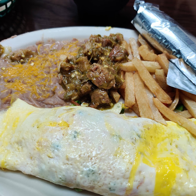 J-Peno's Big Omelette Burrito