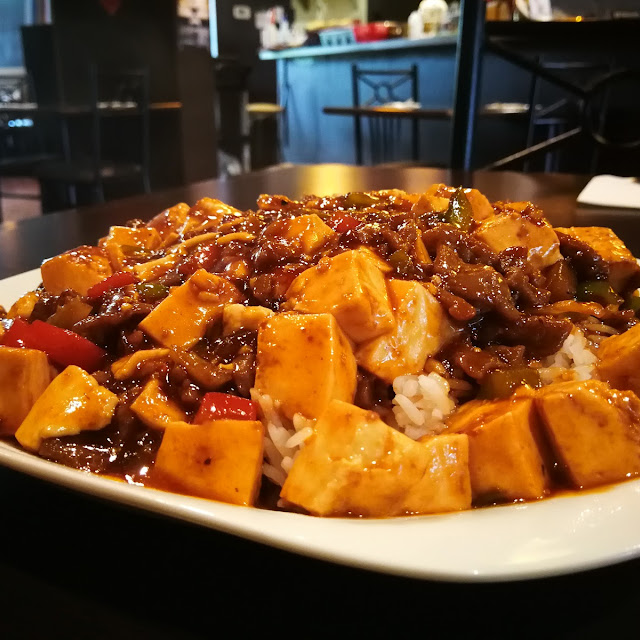 Deep Fried Tofu with Black Bean Sauce