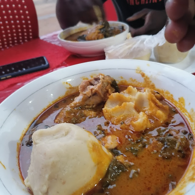 Banku and Palm Nuts Soup