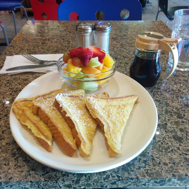 French Toast with Fruit Bowl