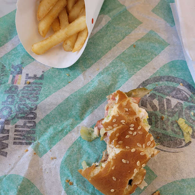 Impossible Burger and Fries