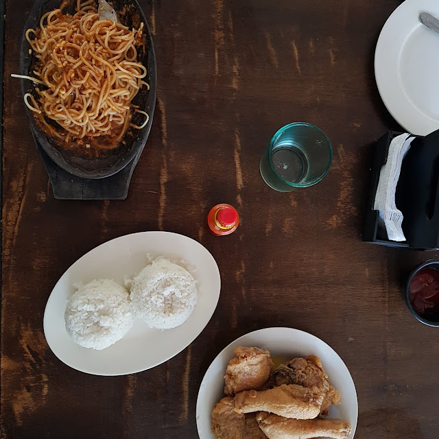 Sizzling Spaghetti Buttered Chicken