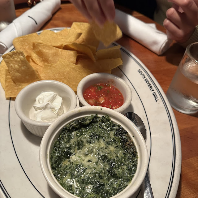Chicago-Style Spinach & Artichoke Dip with Warm Corn Tortilla Chips