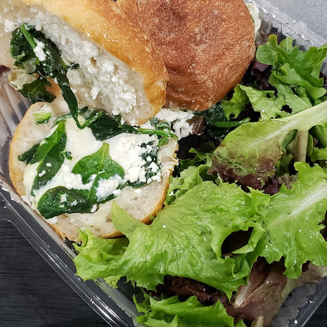 Green Eggs and Cheese Sandwich