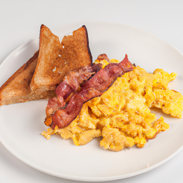 Ham Bacon or Sausage Omelette