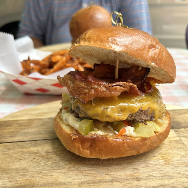 Sin Burger and Fries