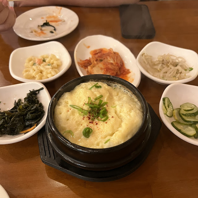 Spicy Tofu Soup with Side Dishes