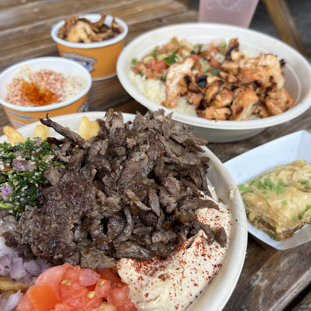 Chicken Shawarma and Gyros Plate