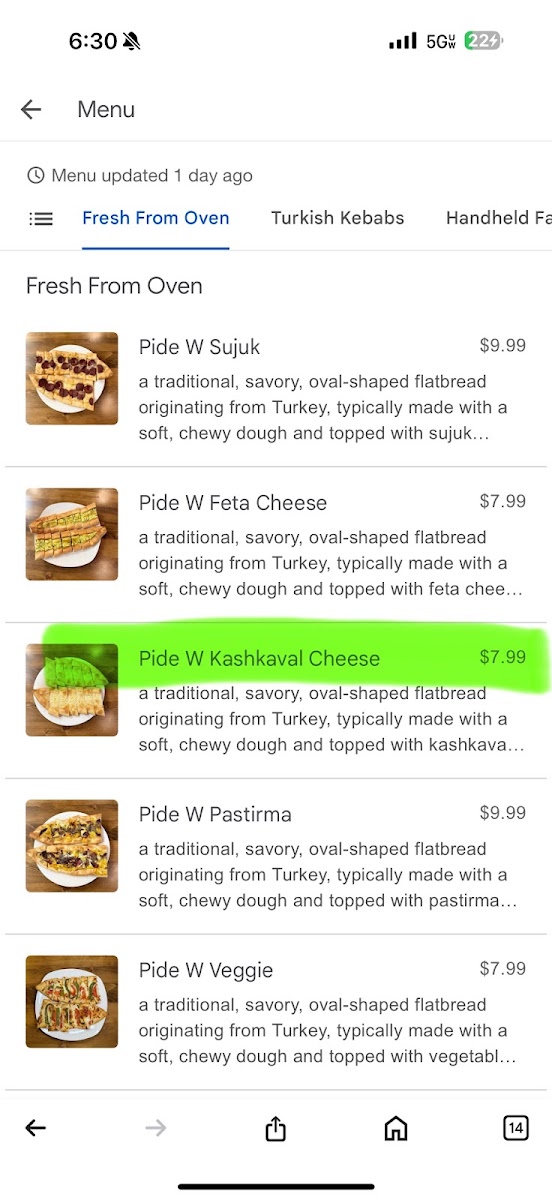 Menu Photo 5