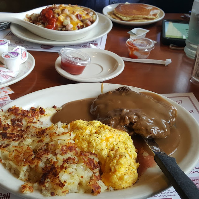 Ham Bacon or Sausage Omelette