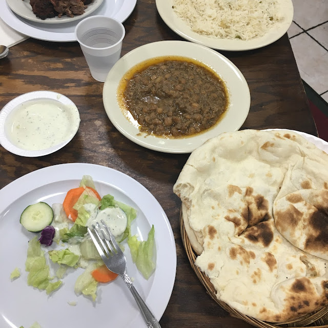 Curry Chicken Garlic Naan
