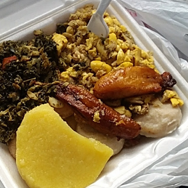 Ackee and Saltfish Yams Callaloo