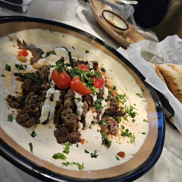 Family Hummus Shawarma Platter