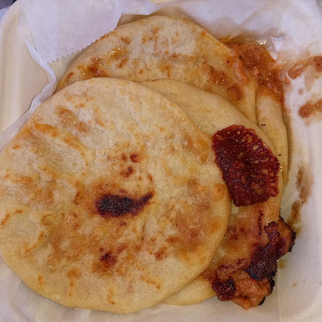 Chicharron and Cheese Pupusas