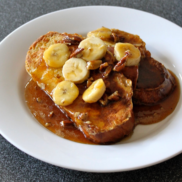 French Toast with Banana Foster
