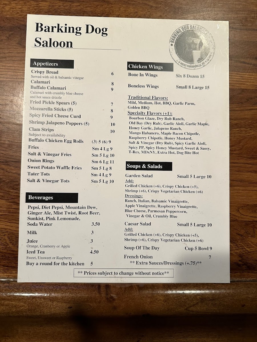 Menu Photo 0