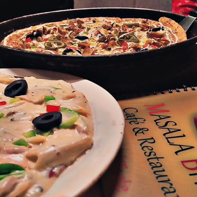 Special Pasta and Fajita Pizza
