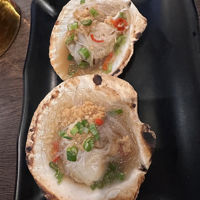 炭烤扇贝2个起点 chargrilled scallops 2 starting points