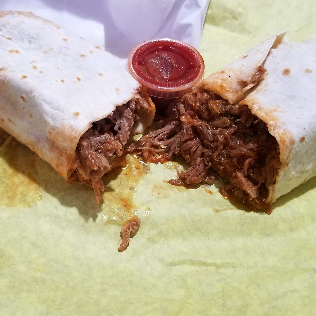 Shredded Beef Burrito