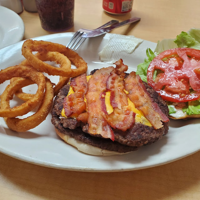 Double Cheeseburger with a Side of Bacon