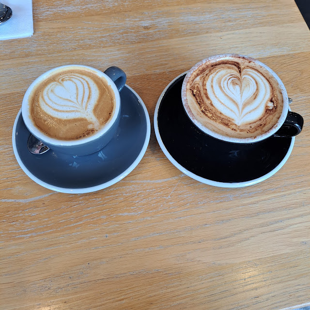 My Flat White and a Cappuccino