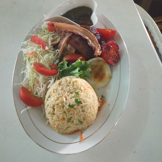 Dawadawa Mixed Grilled with Fried Rice