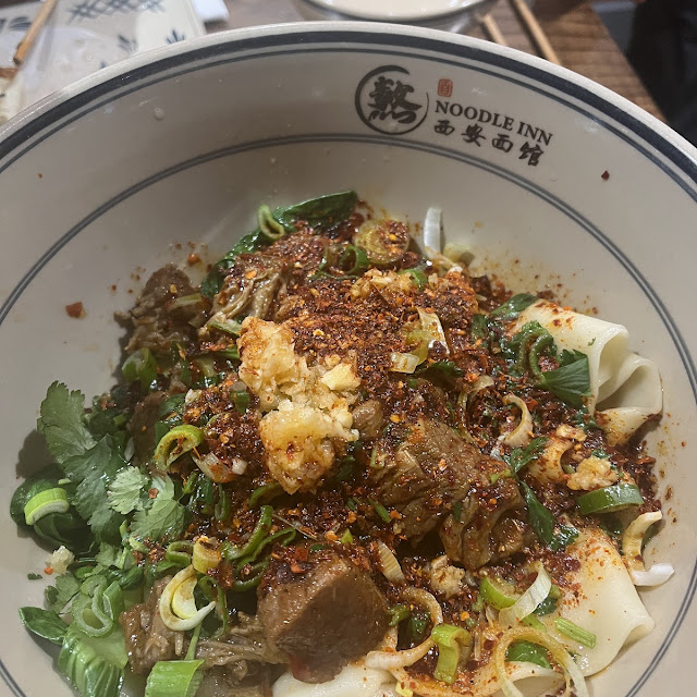 Biang Biang Noodles with Braised Beef Brisket