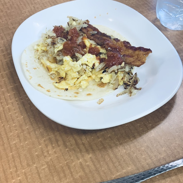 Bacon and Egg Breakfast Burrito