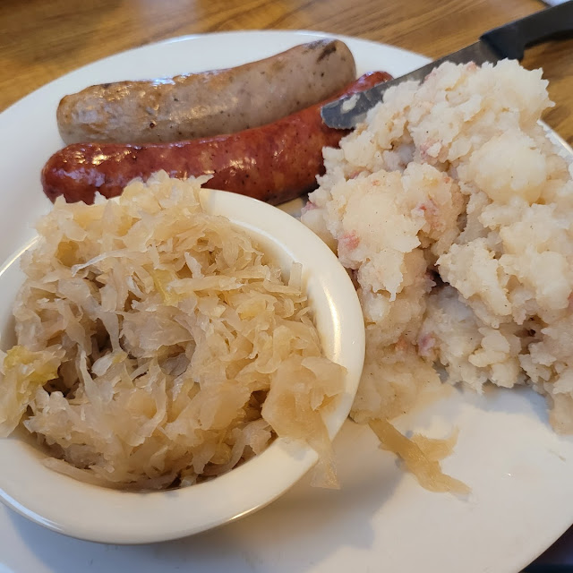 German Potato Salad and Red Cabbage
