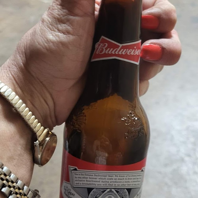 Cold Budweiser Beverage