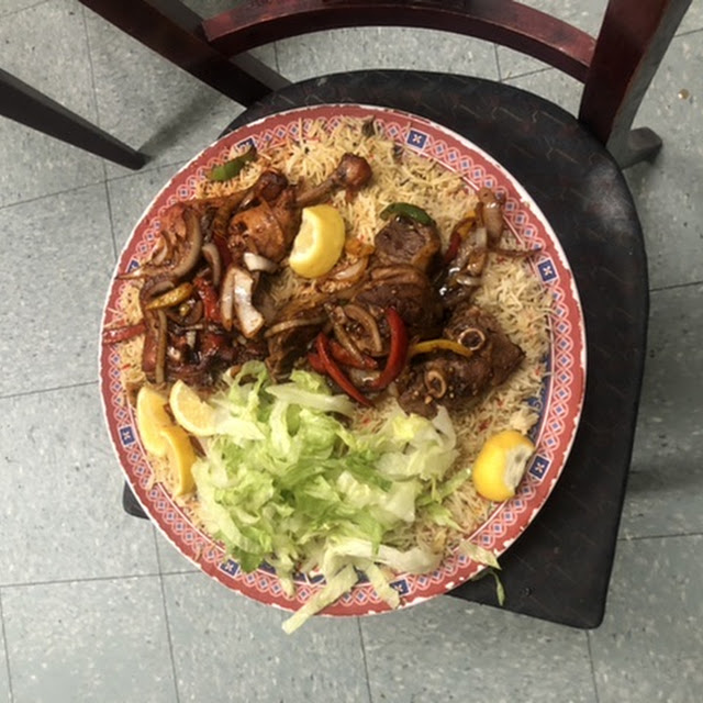 Goat Meat with Rice