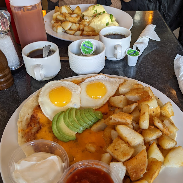 Huevos Rancheros and Lox Benny