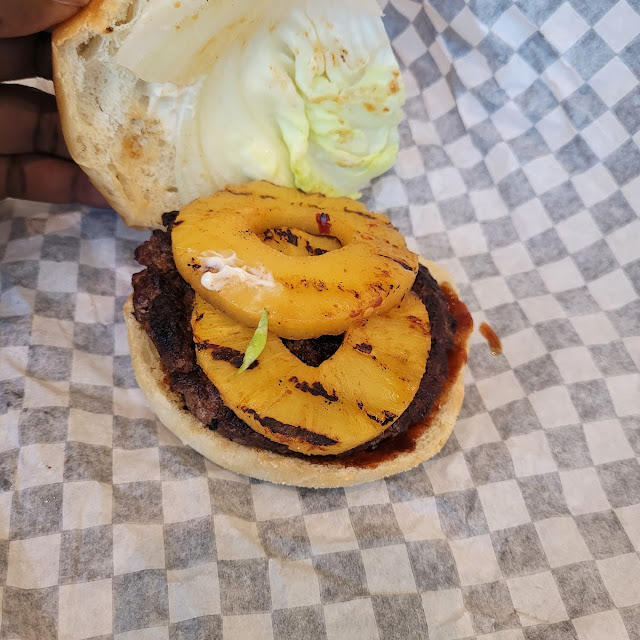 Blazing Pineapple Burger