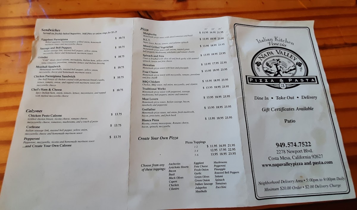 Napa Valley Pizza & Pasta - Photo 7