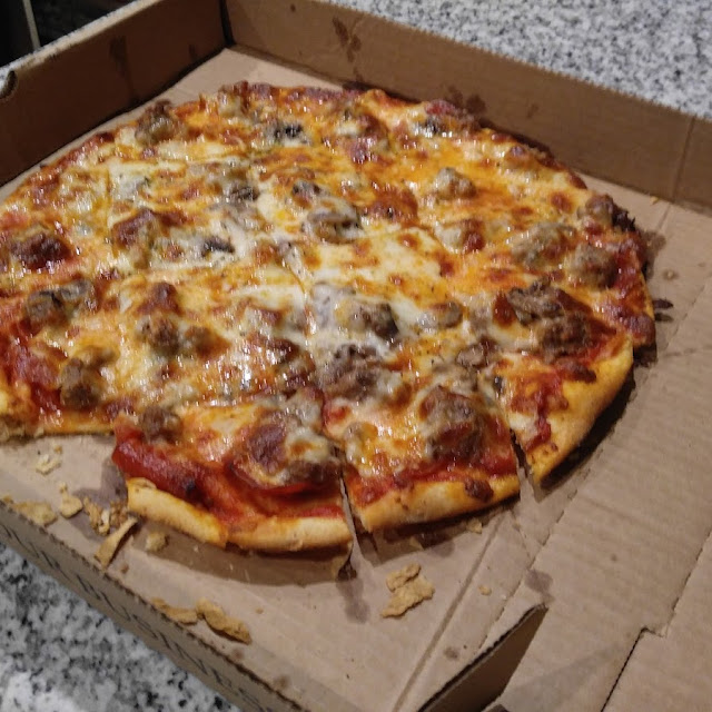 Sausage Mushroom Pizza