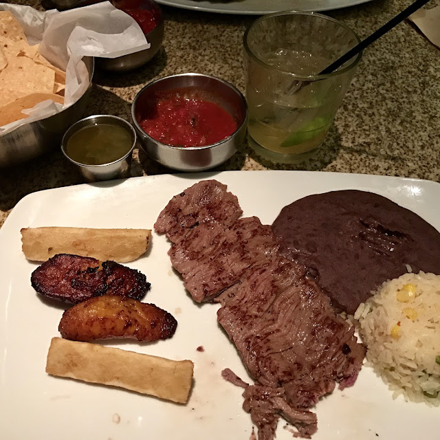 Carne Asada with Yuca and Plantains