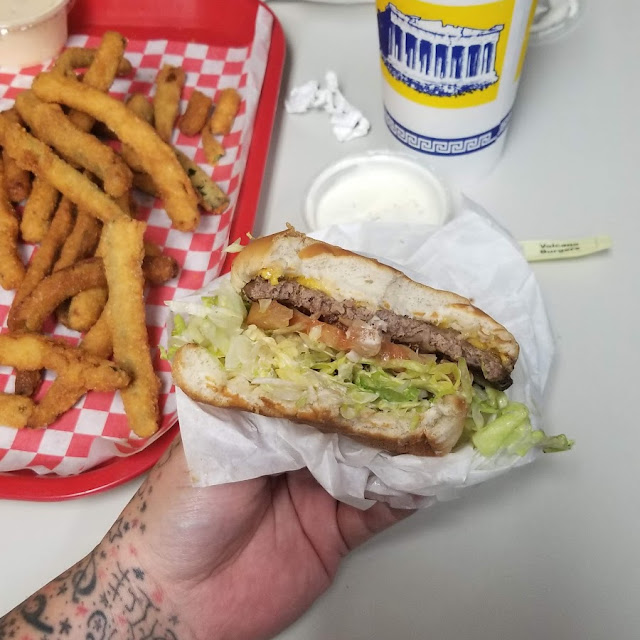 Jr Volcano Burger with Cheese