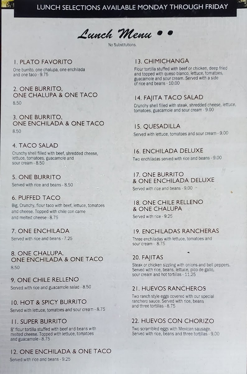 Menu Photo 0