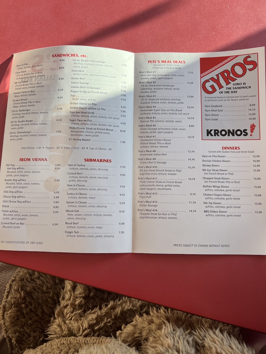 Menu Photo 5