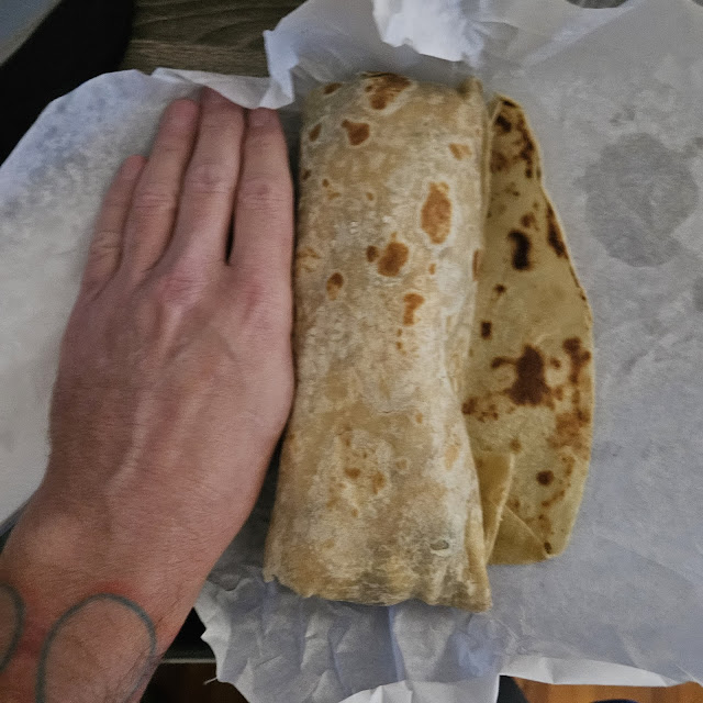 Sausage Breakfast Burrito with Beans